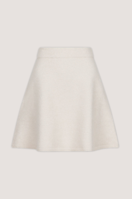 NEO NOIR - GISA KNIT SKIRT - IVORY