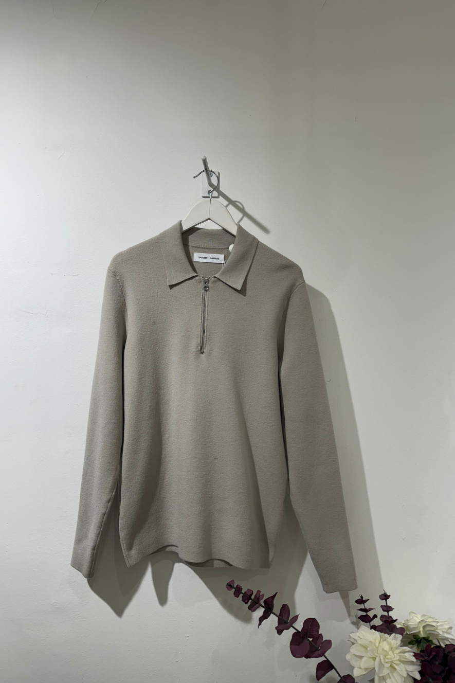 SAMSØE SAMSØE - GUNA HALF ZIP - MOONSTRUCK