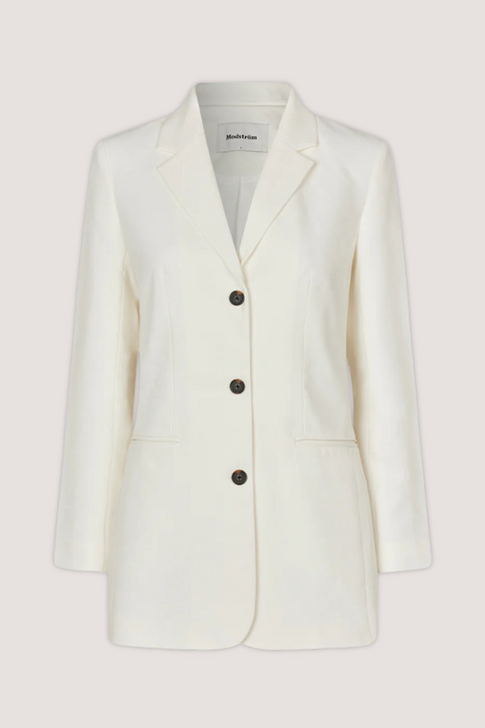 MODSTRÖM - GALE SLIM BLAZER - SOFT WHITE