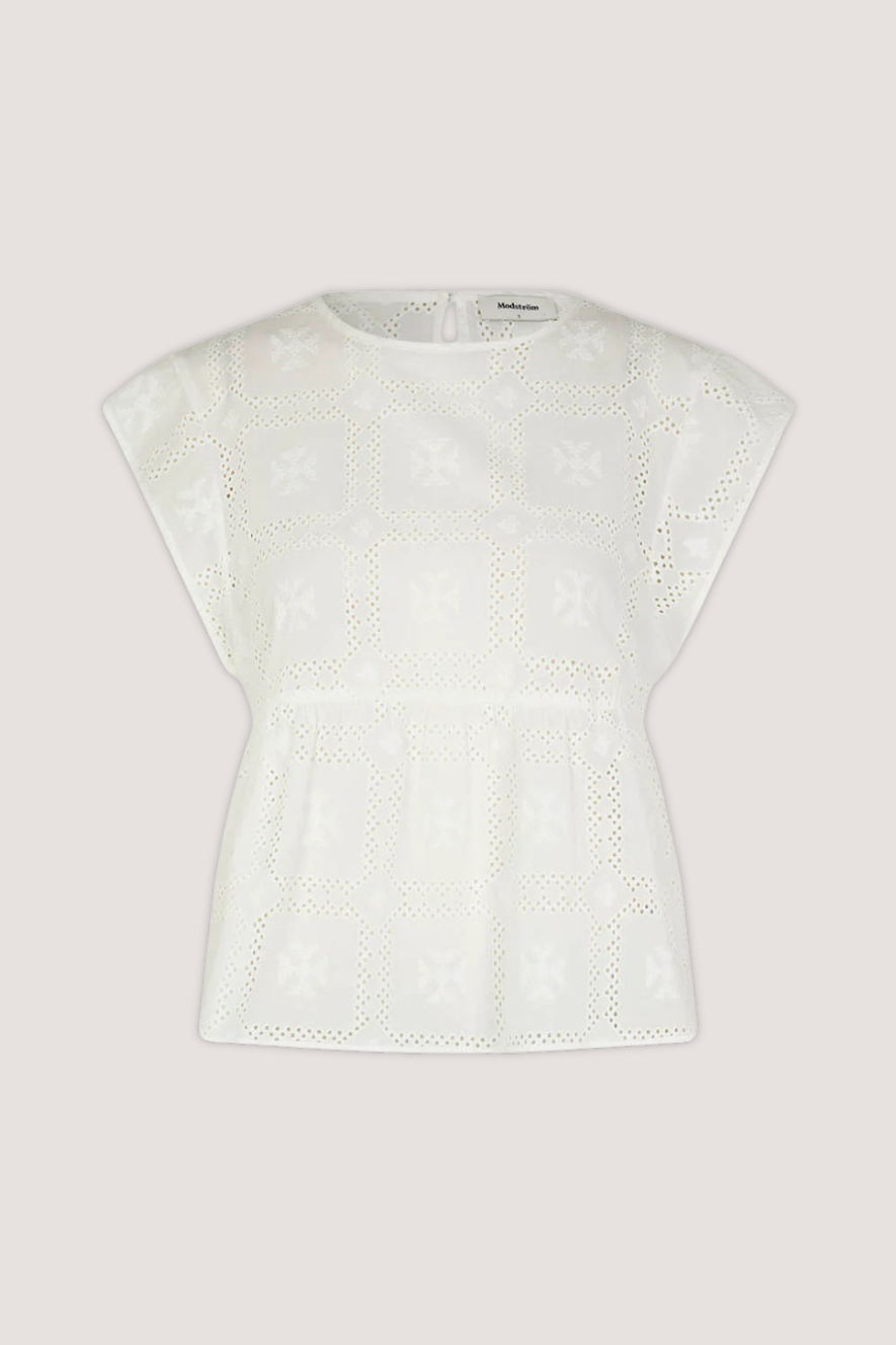 MODSTRÖM - HOLLYN TOP - SOFT WHITE