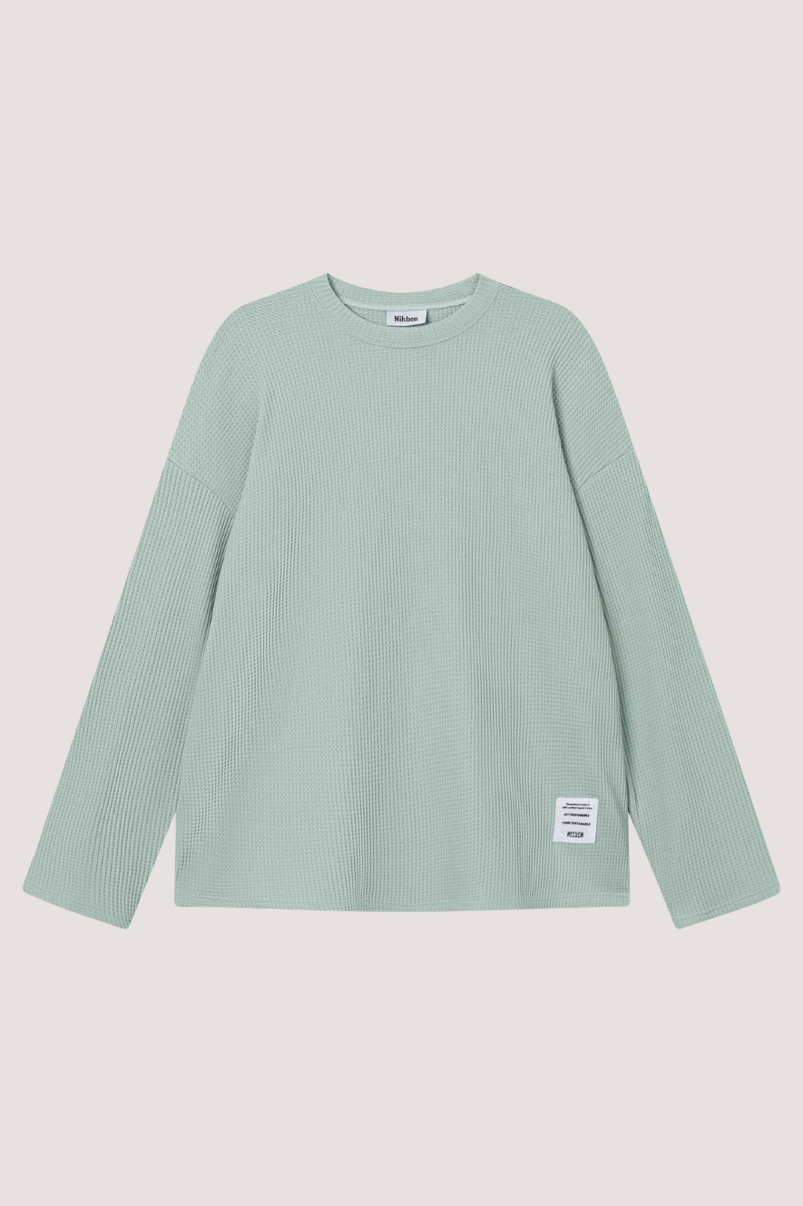 NIKBEN - WAFFLE BOX CREW - MINT