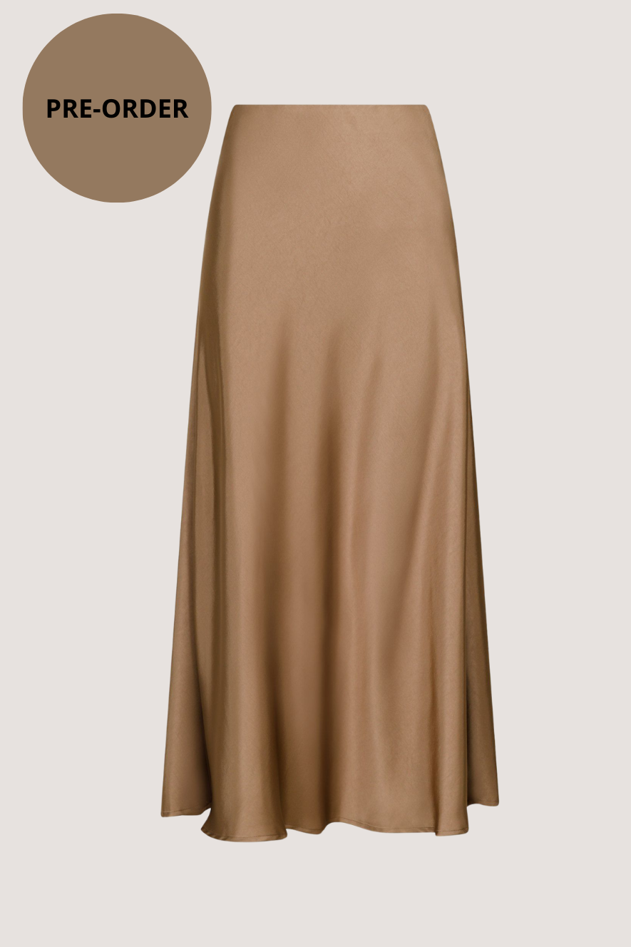 NEO NOIR - BOVARY SKIRT - DARK TAUPE