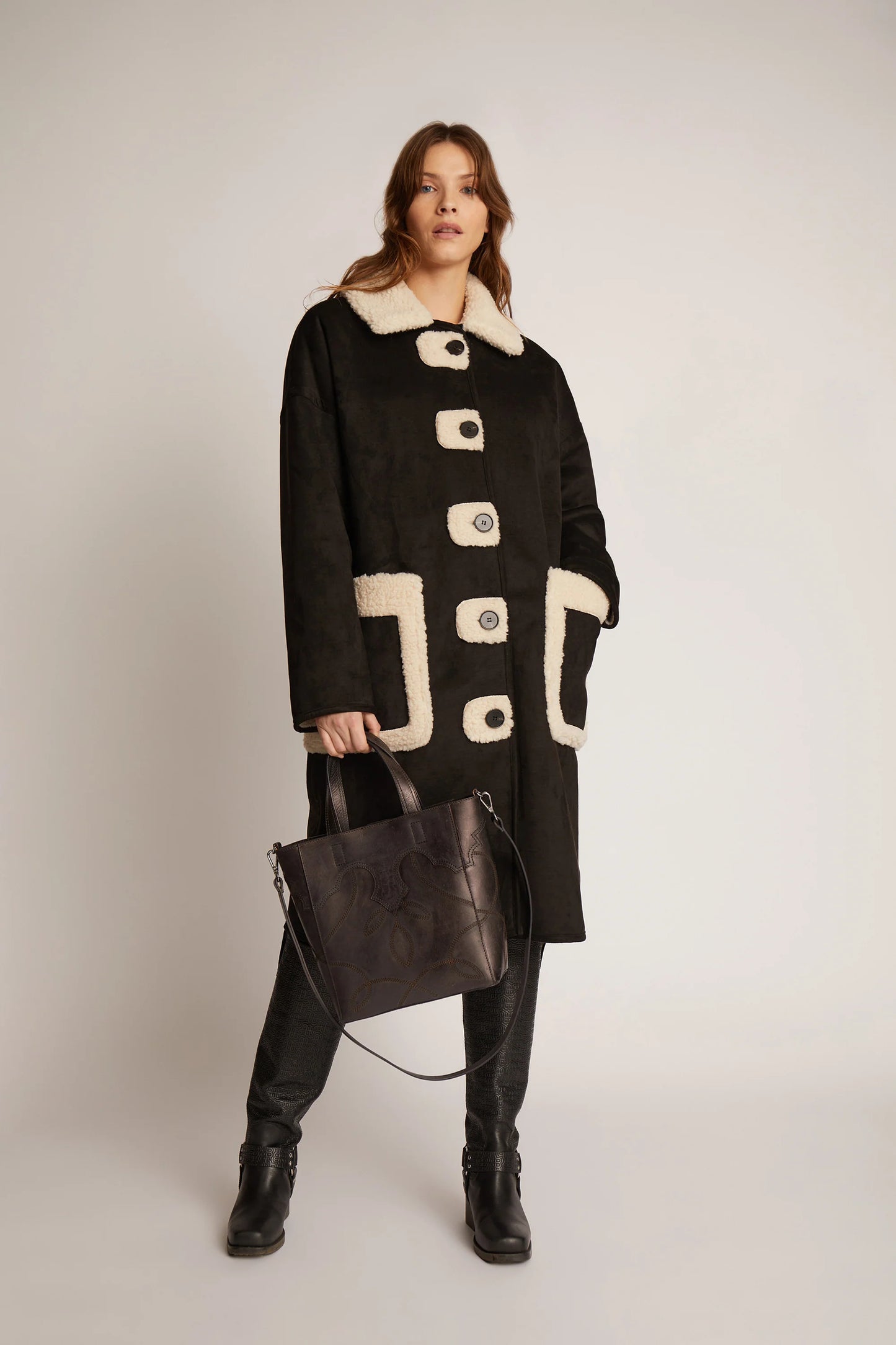 MUNTHE - TIBUR COAT - BLACK