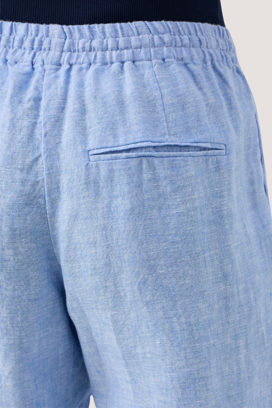 SAMSØE SAMSØE - HOYS STRING TROUSERS - MID BLUE