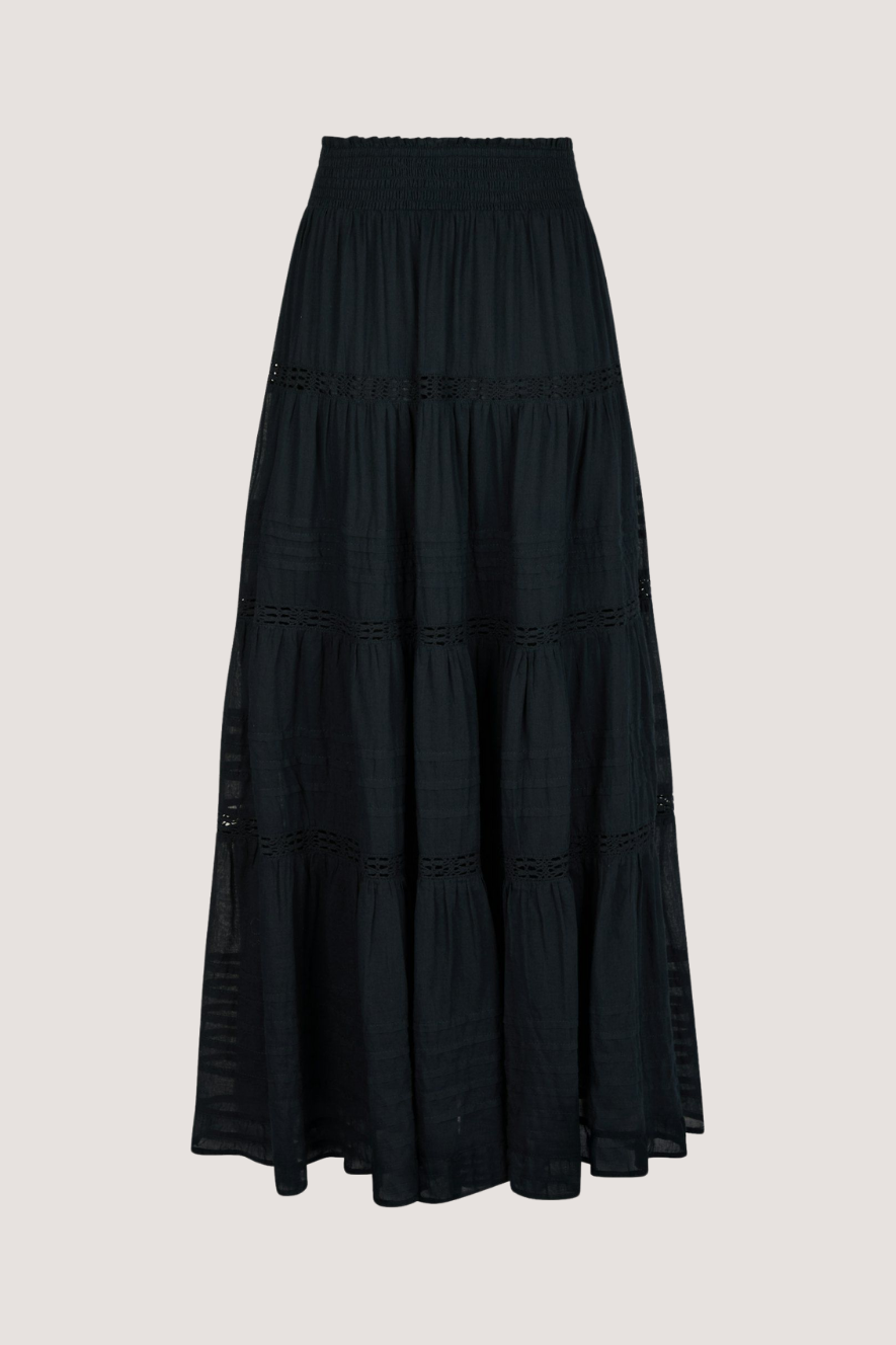 NEO NOIR - FELICIA S VOILE SKIRT - NAVY