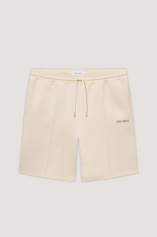 LES DEUX - BALLIER TRACK SHORTS - IVORY
