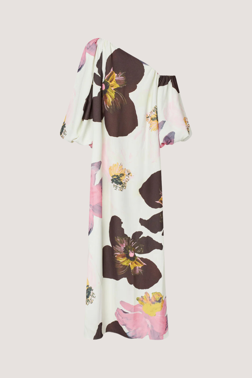 STINE GOYA - STRUCTURED OFF-SHOULDER DRESS - WILD FLOWER