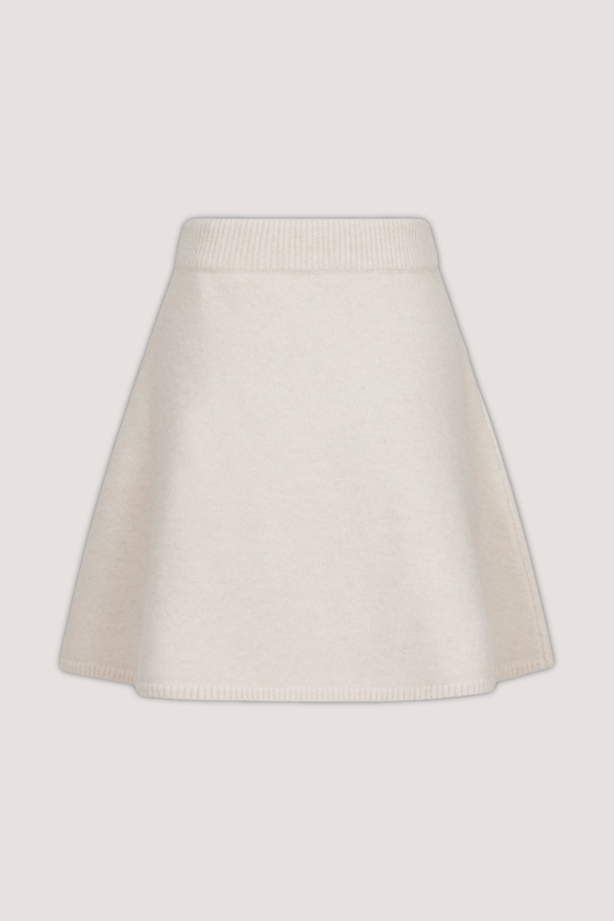 NEO NOIR - GISA KNIT SKIRT - IVORY
