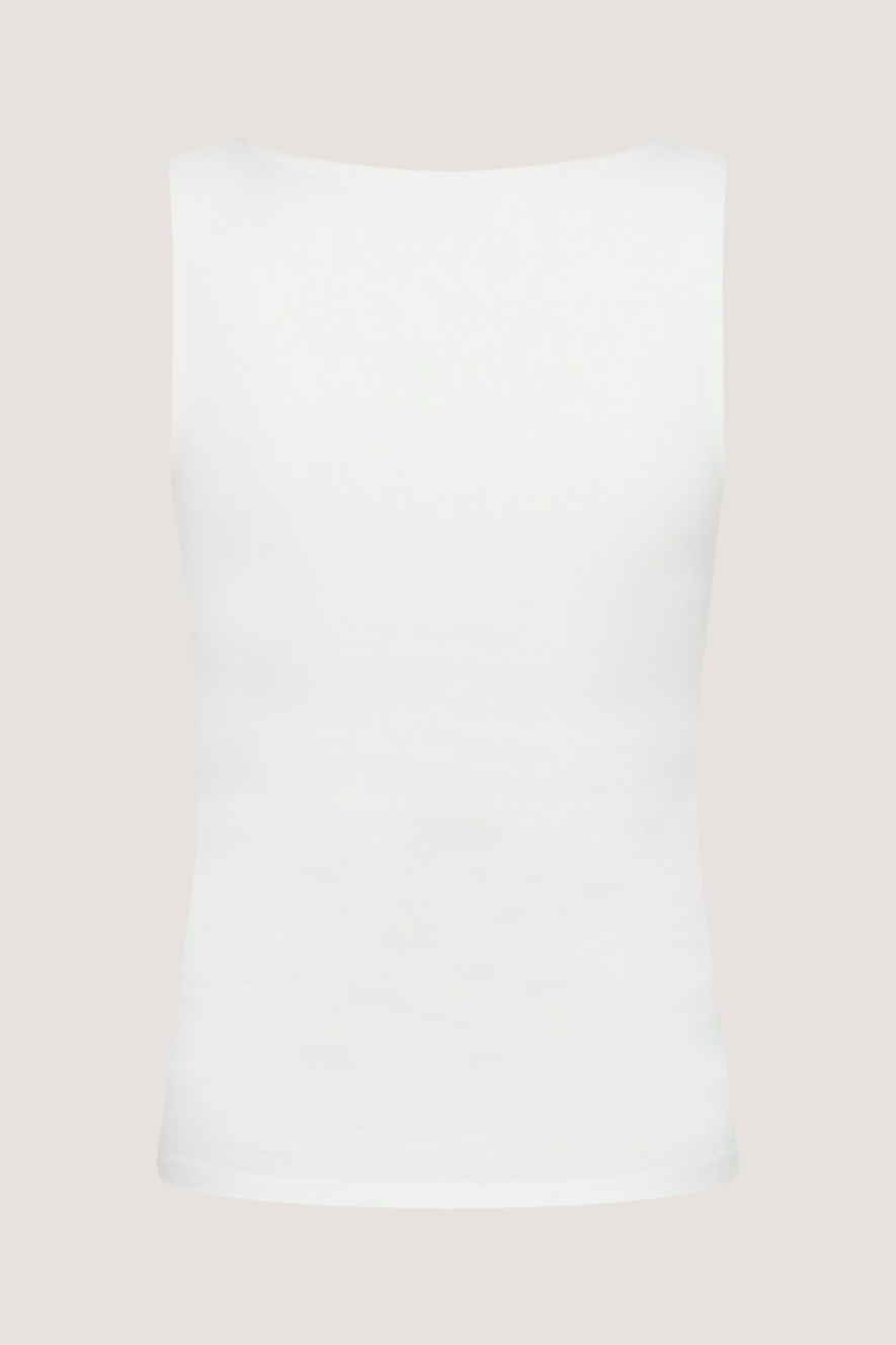 NEO NOIR - SOPHIA JERSEY TOP - WHITE
