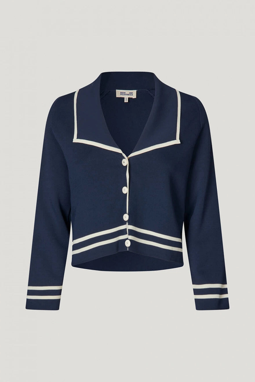 BAUM UND PFERDGARTEN - CILA CARDIGAN - BLUE SAILOR