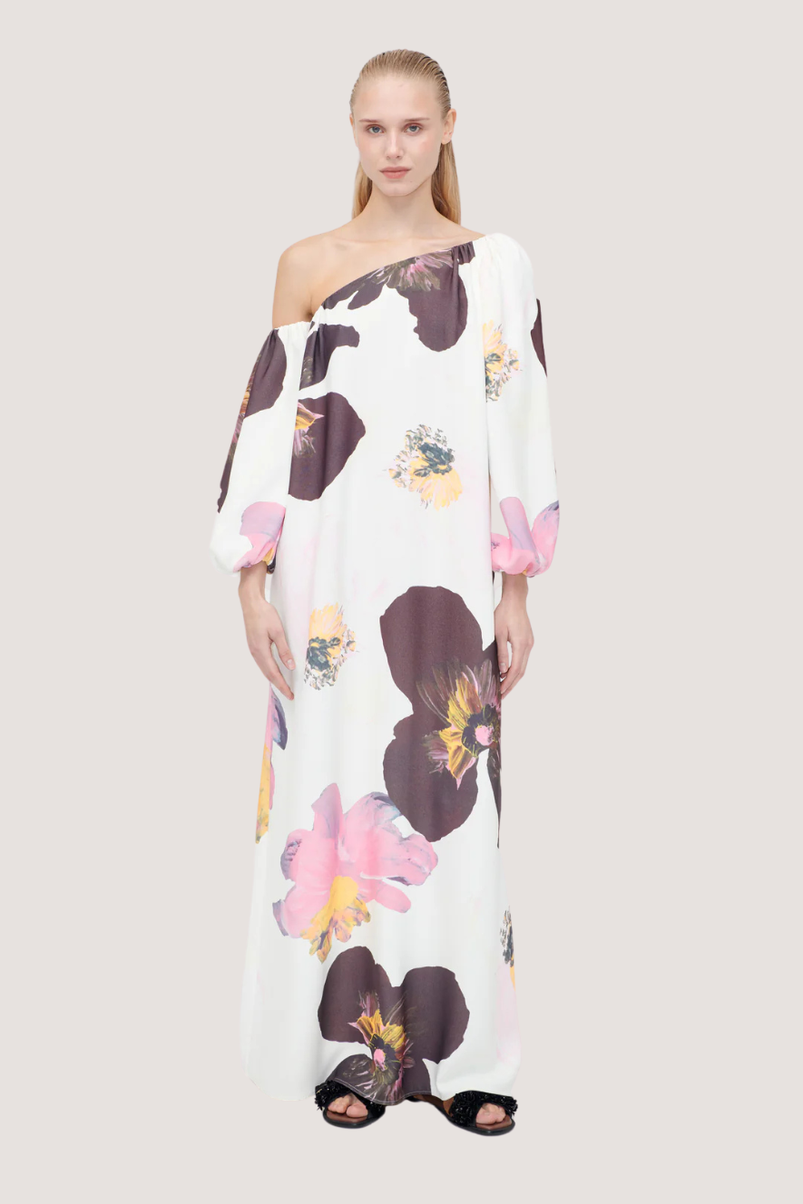 STINE GOYA - STRUCTURED OFF-SHOULDER DRESS - WILD FLOWER