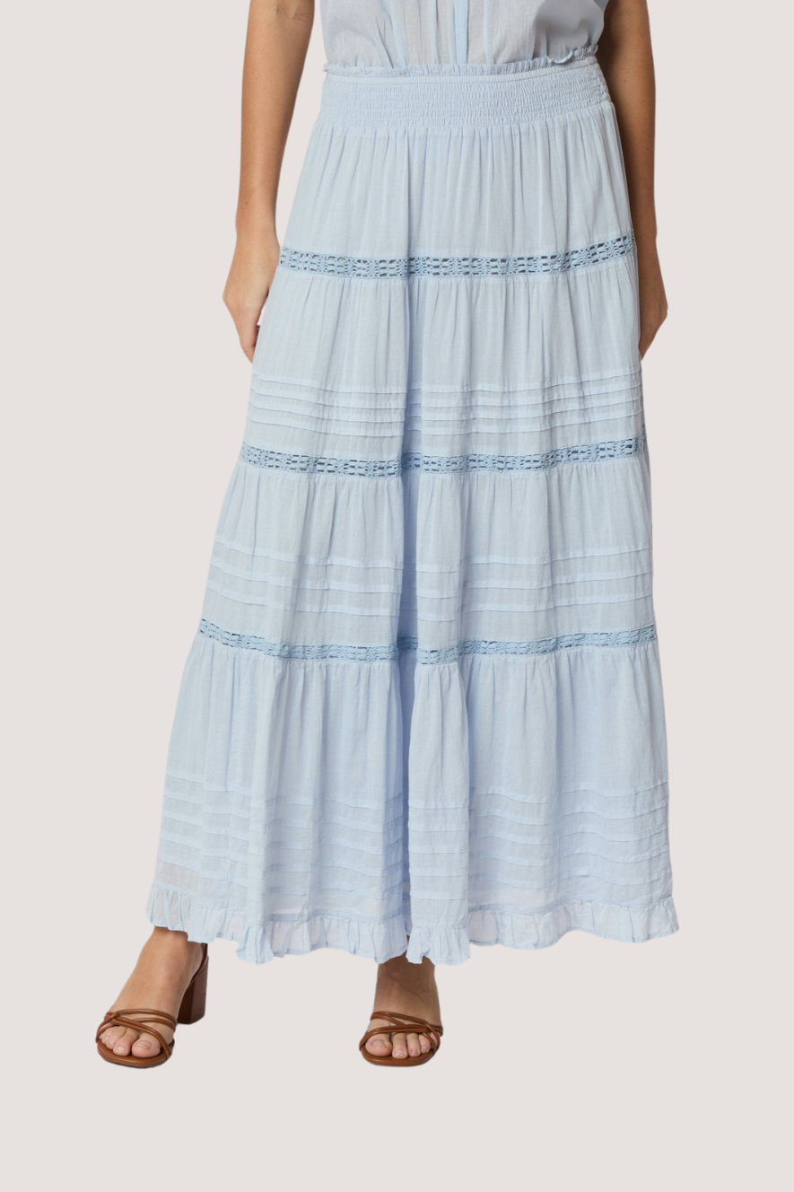 NEO NOIR - FELICIA S VOILE SKIRT - LIGHT BLUE