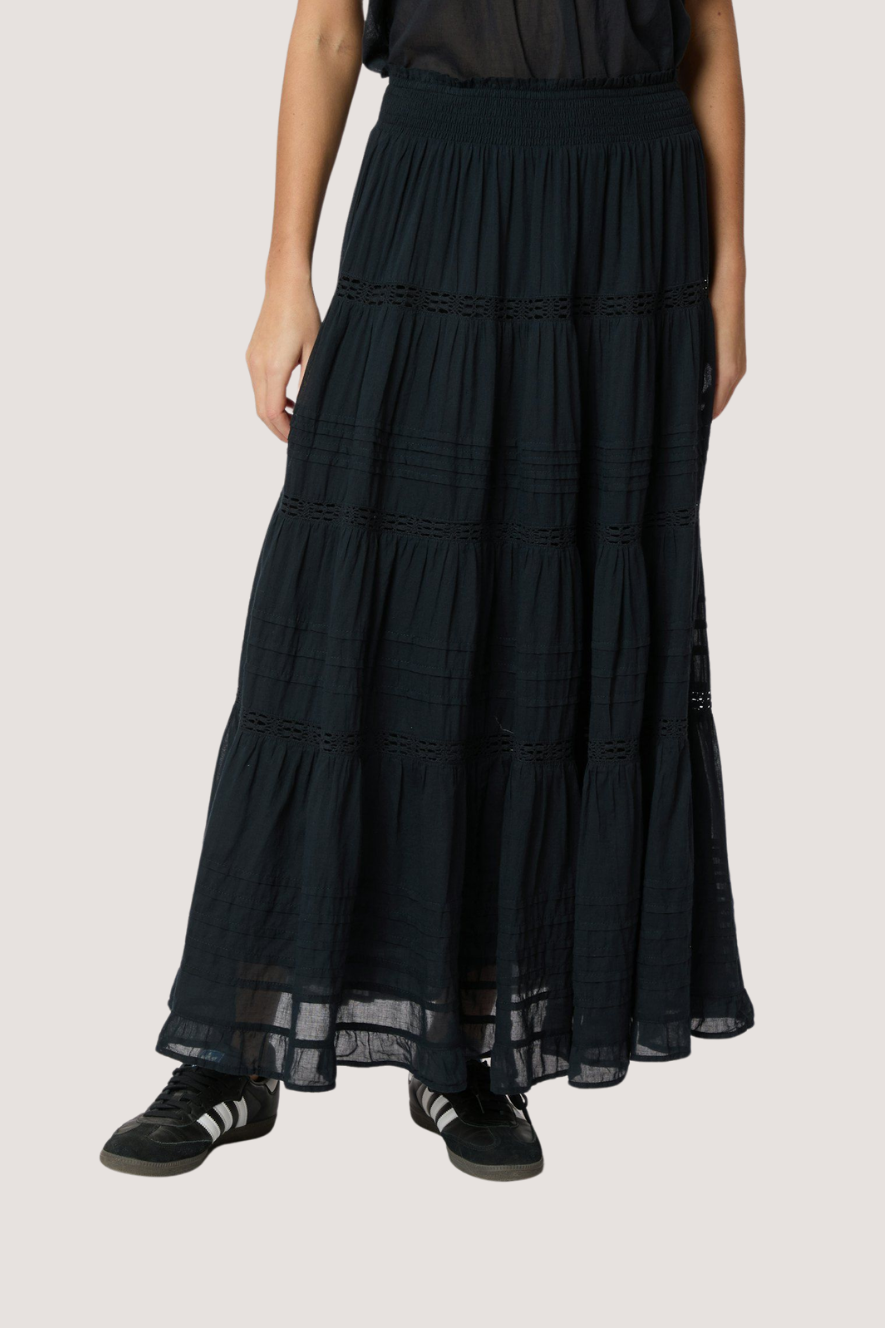 NEO NOIR - FELICIA S VOILE SKRIT - NAVY