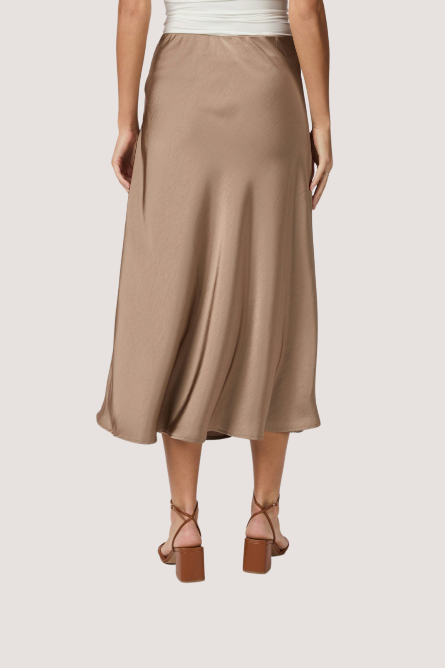 NEO NOIR - BOVARY SKIRT - DARK TAUPE