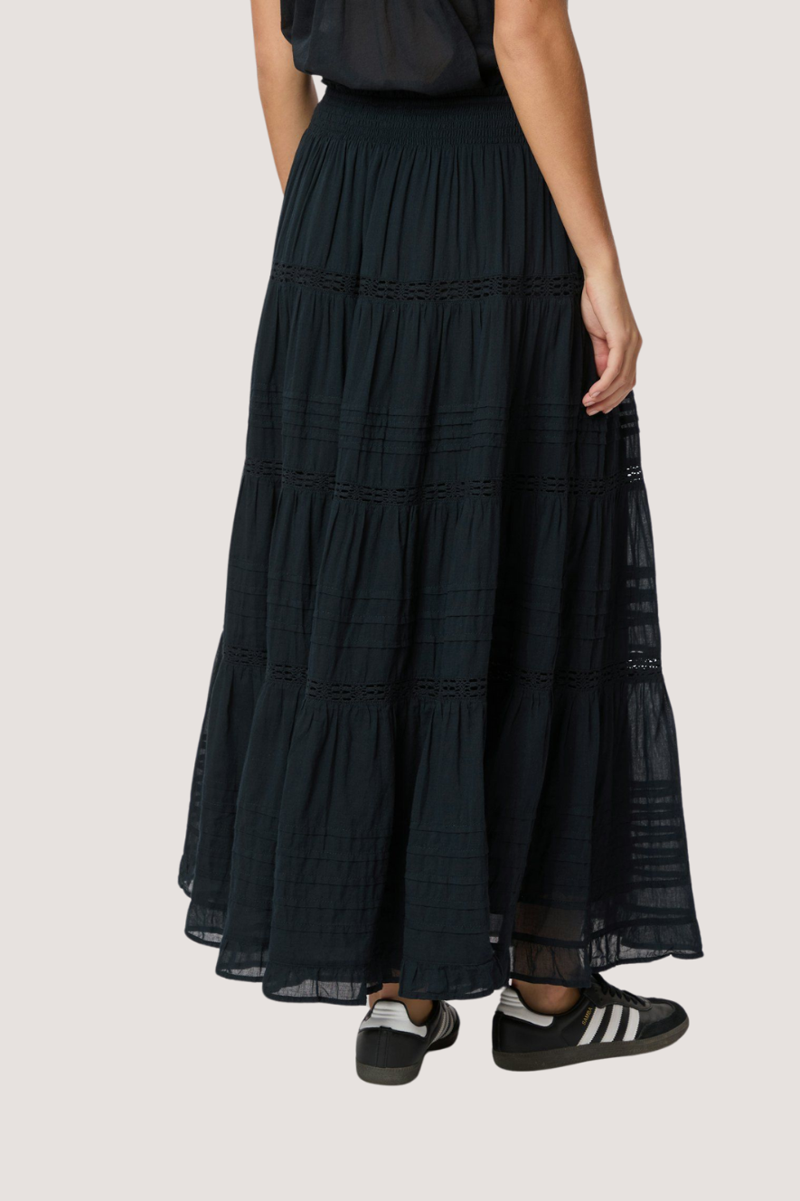 NEO NOIR - FELICIA S VOILE SKRIT - NAVY