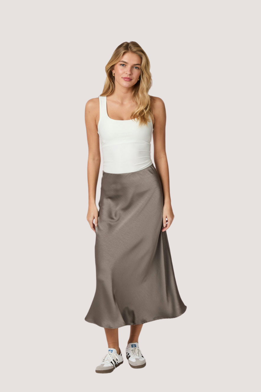 NEO NOIR - BOVARY SKIRT - WARM GREY