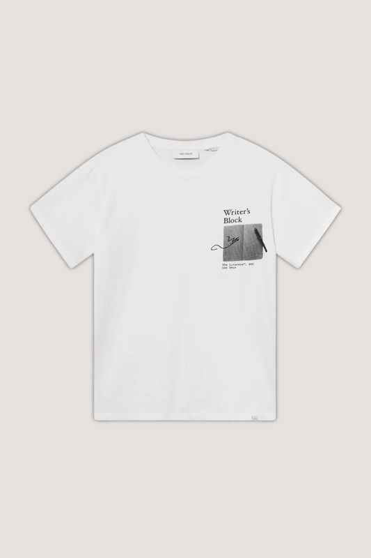 LES DEUX - NEWSPAPER T-SHIRT - WHITE