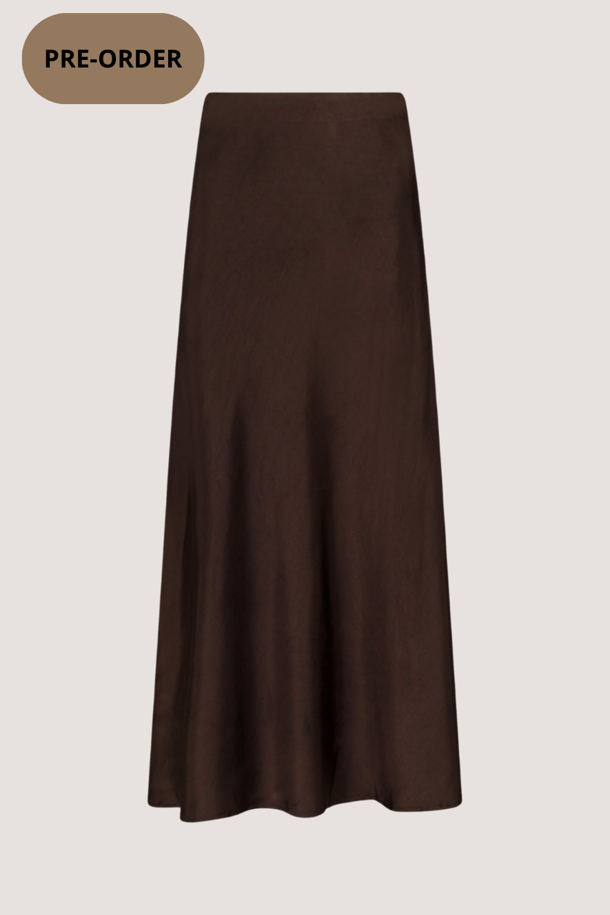 NEO NOIR - BOVARY SKIRT - DARK BROWN