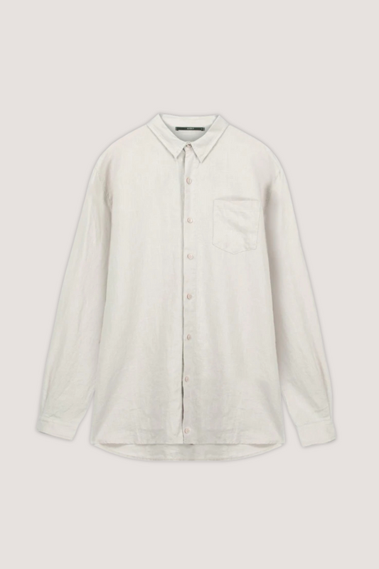 AVENY - LINCOLN LINEN SHIRT - BIRCH