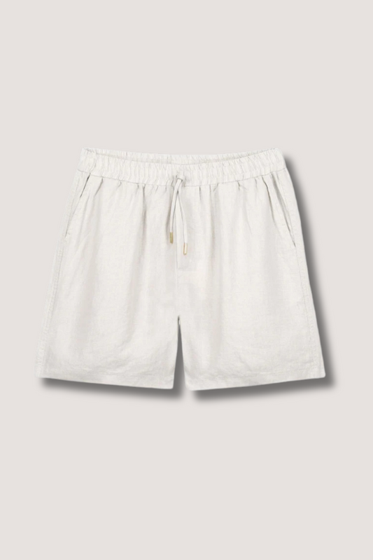 AVENY - WEST LINEN SHORTS - BIRCH