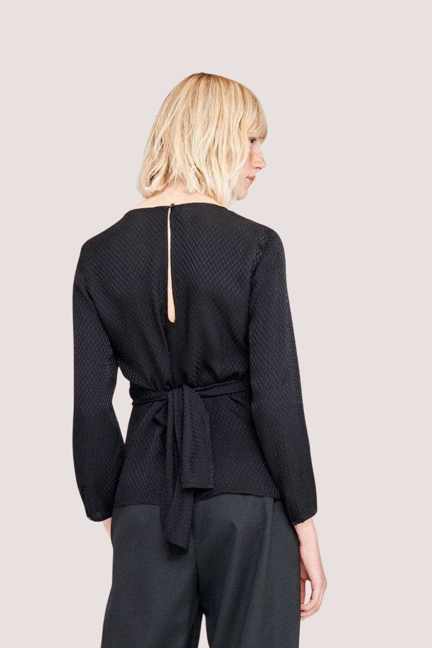 BAUM UND PFERDGARTEN - MEGARA BLOUSE - BLACK