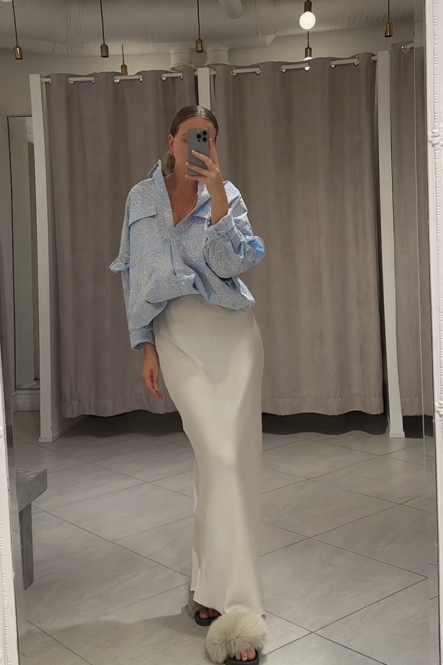 BAUM UND PFERDGARTEN - SINAIA SKIRT - WHITE SAND