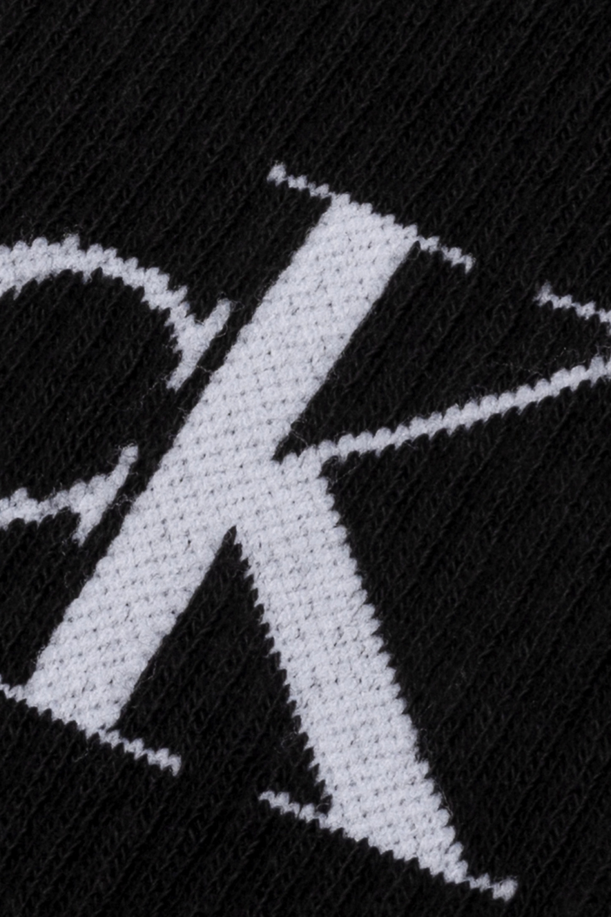 CALVIN KLEIN - MEN SOCKS 2P MONOGRAM - BLACK