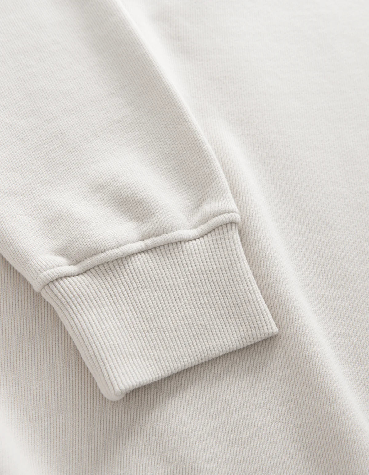 LES DEUX - DEACON SWEATSHIRT - IVORY/PINE GREEN