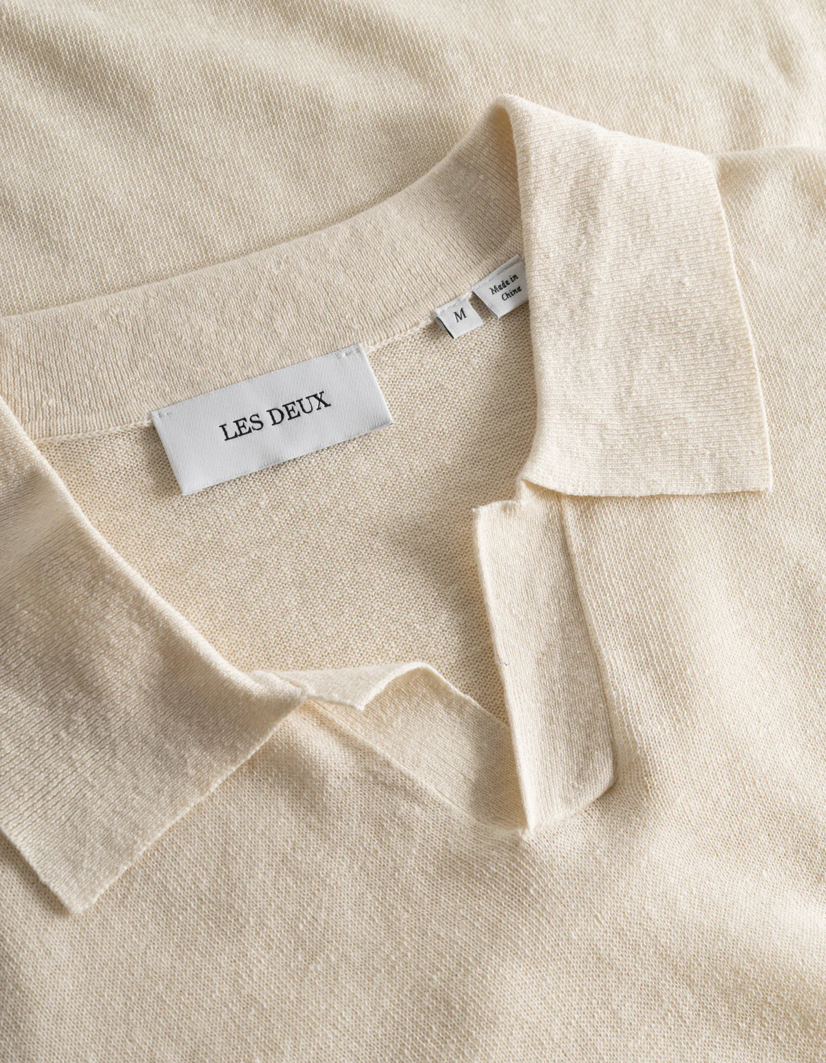 LES DEUX - EMMANUEL POLO KNIT - IVORY
