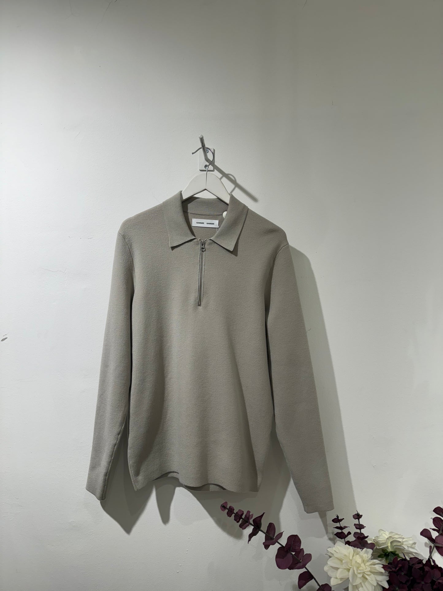 SAMSØE SAMSØE - GUNA HALF ZIP - MOONSTRUCK