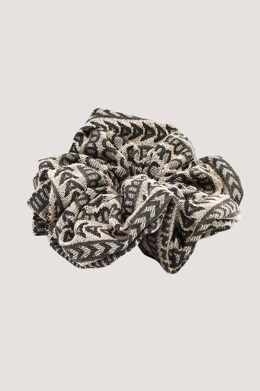 MARC JACOBS - JACQUARD SCRUNCHIE - NATURAL JACQUARD