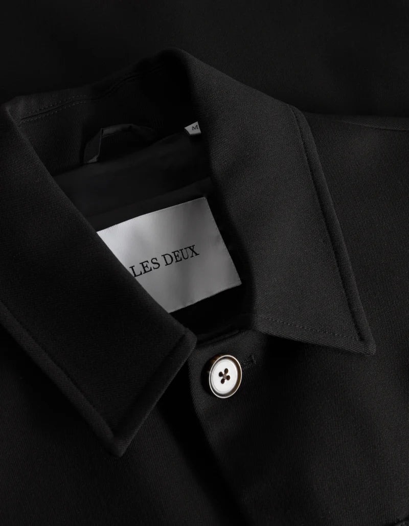 LES DEUX - MARSEILLE HYBRID JACKET - BLACK