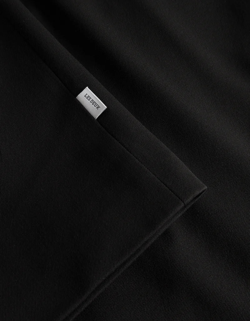 LES DEUX - MARSEILLE HYBRID JACKET - BLACK