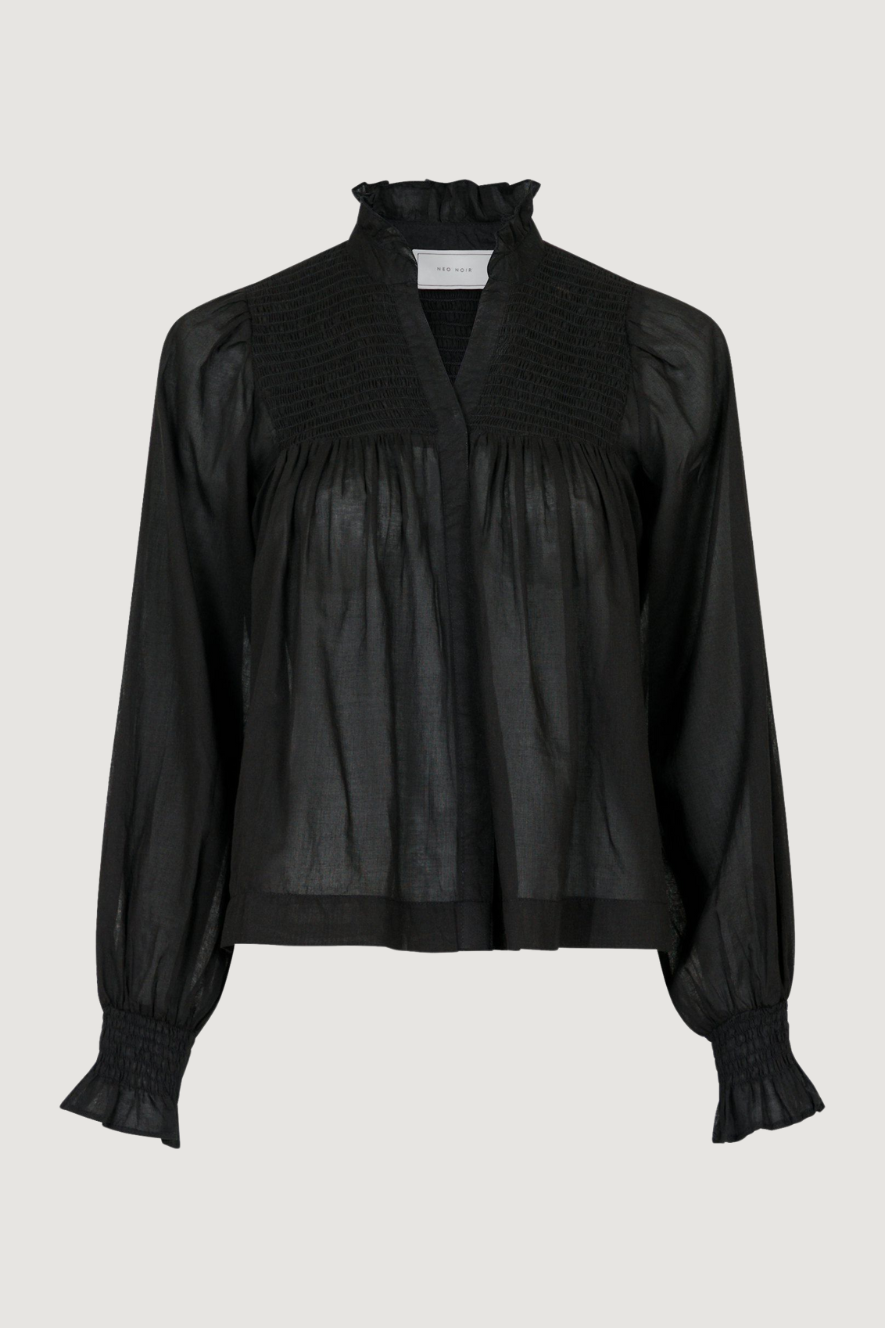 NEO NOIR - JILL S VOILE BLOUSE - BLACK