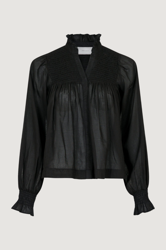 NEO NOIR - JILL S VOILE BLOUSE - BLACK