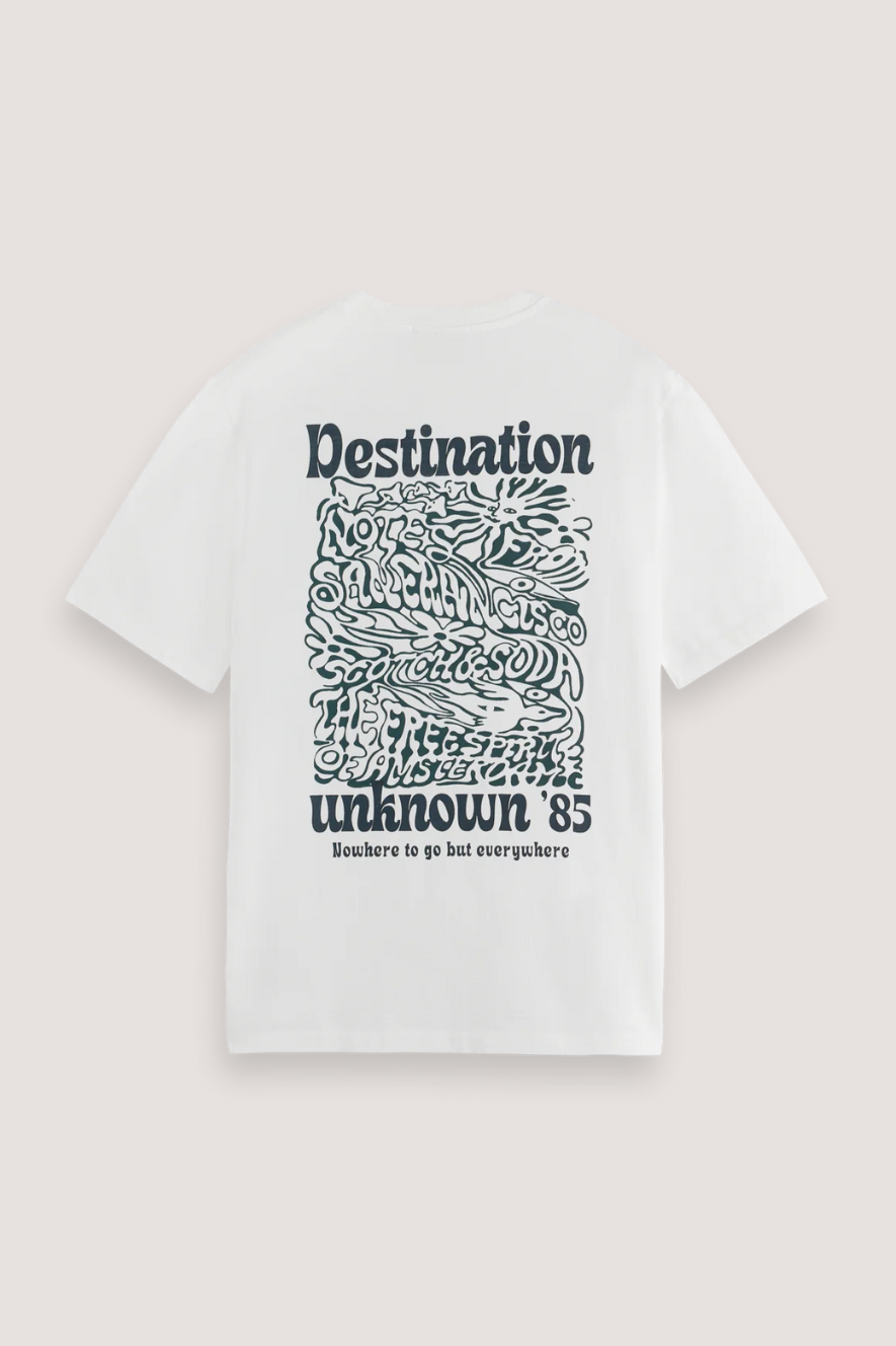 SCOTCH & SODA - REGULAR FIT FRONT BACK ARTWORK T-SHIRT