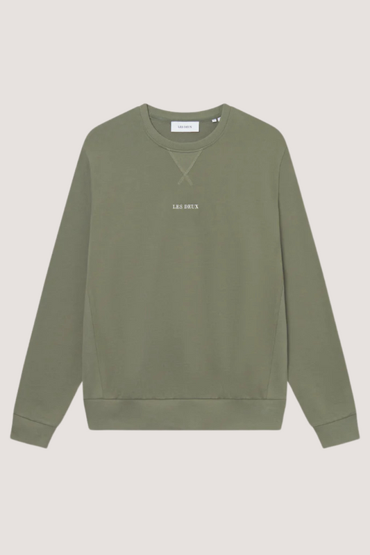 LES DEUX - DEXTER SWEATSHIRT - LINCHEN GREEN
