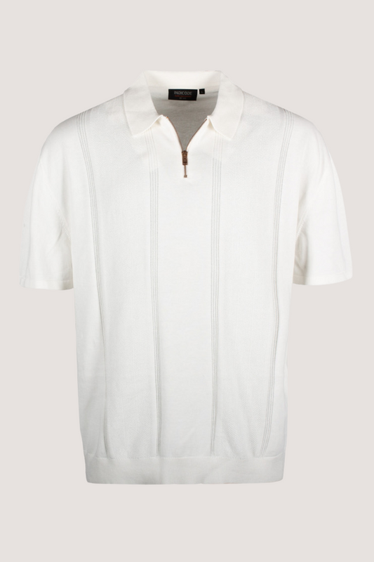 INDICODE - INSAGO POLO KNIT - OFF WHITE