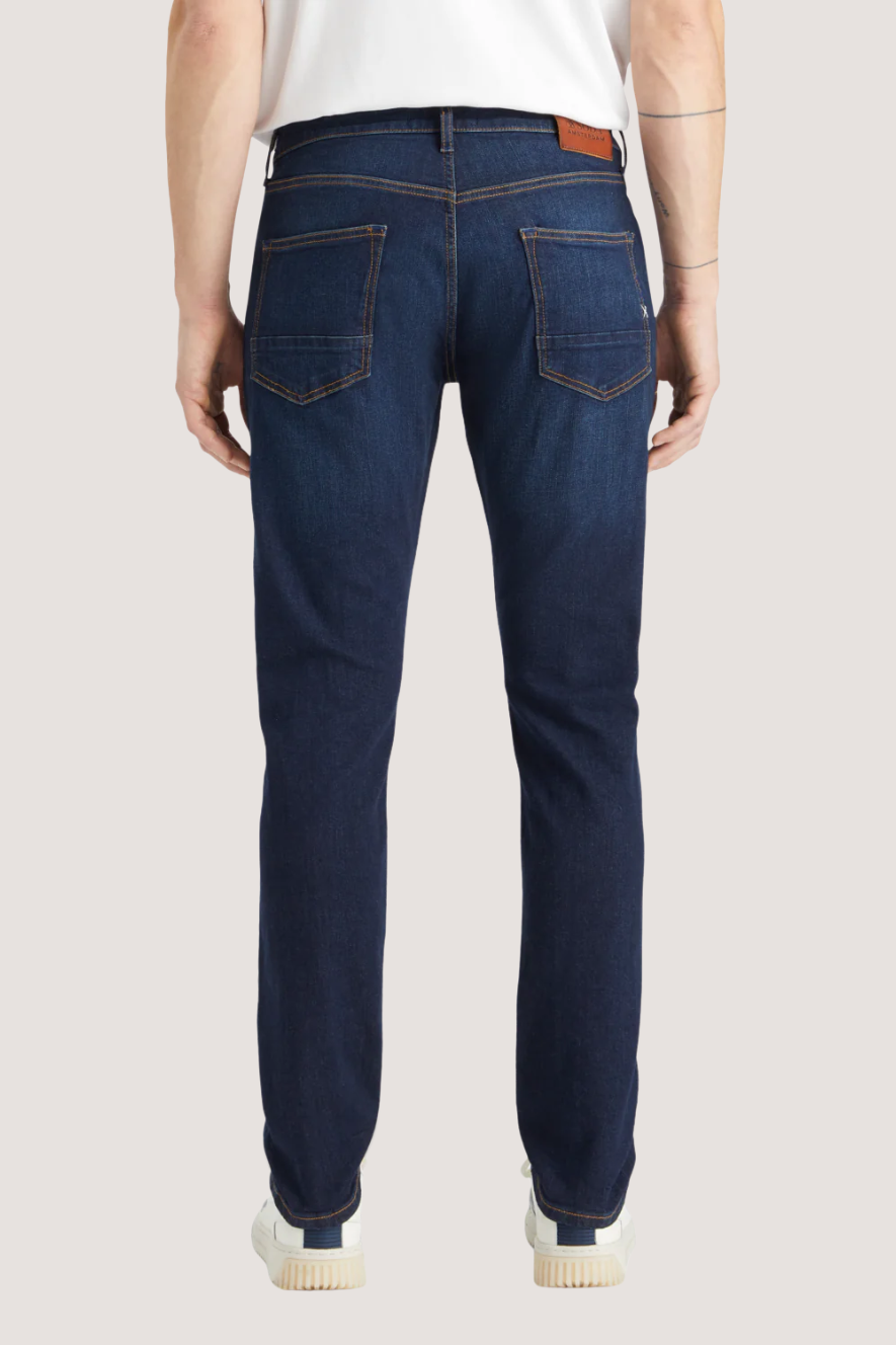 SCOTCH & SODA -CORE RALSTON REGULAR SLIM JEANS - BEATEN BLUE