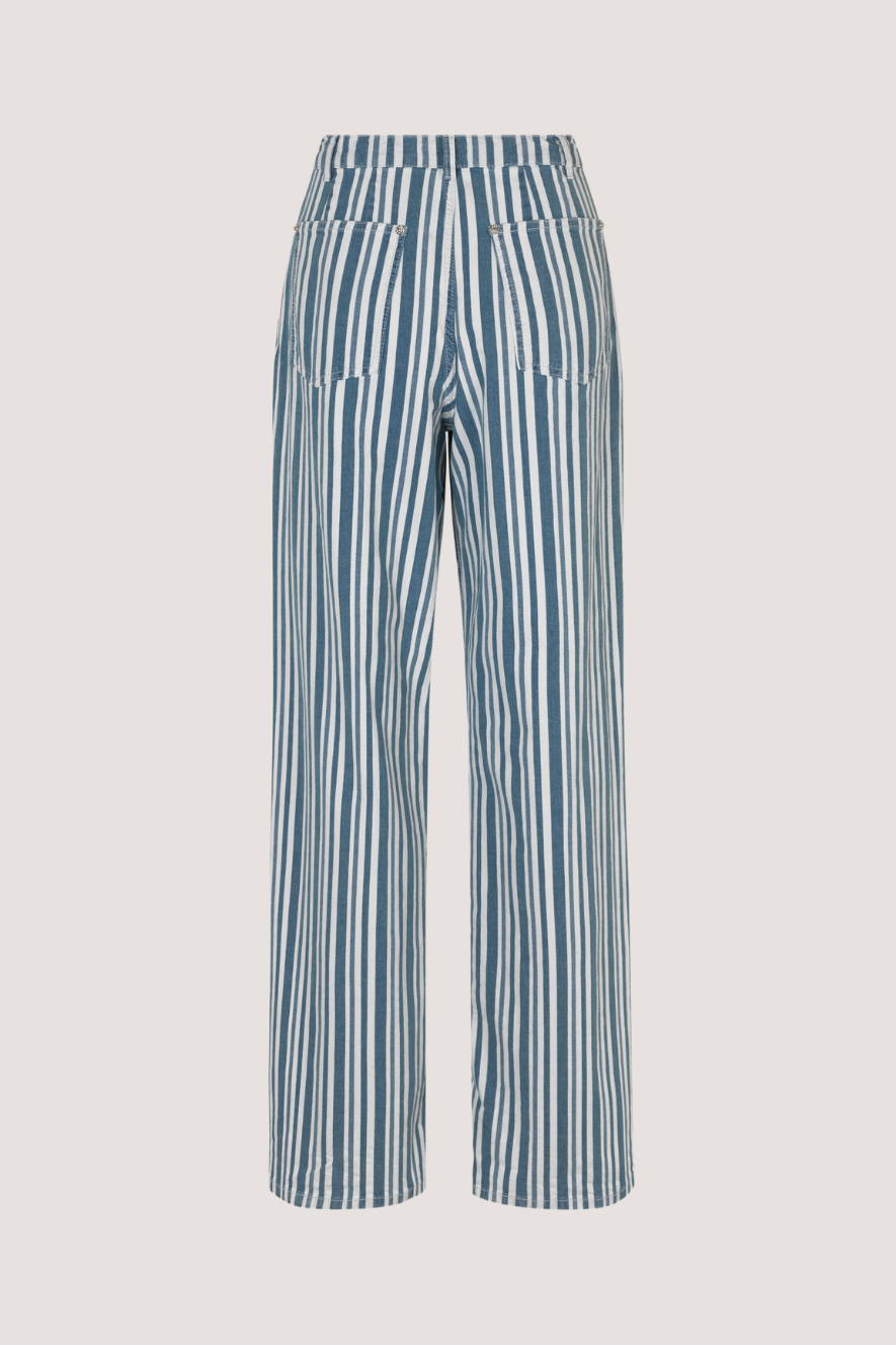 BAUM UND PFERDGARTEN - NANNY PANTS - STRIPED SPRING DENIM