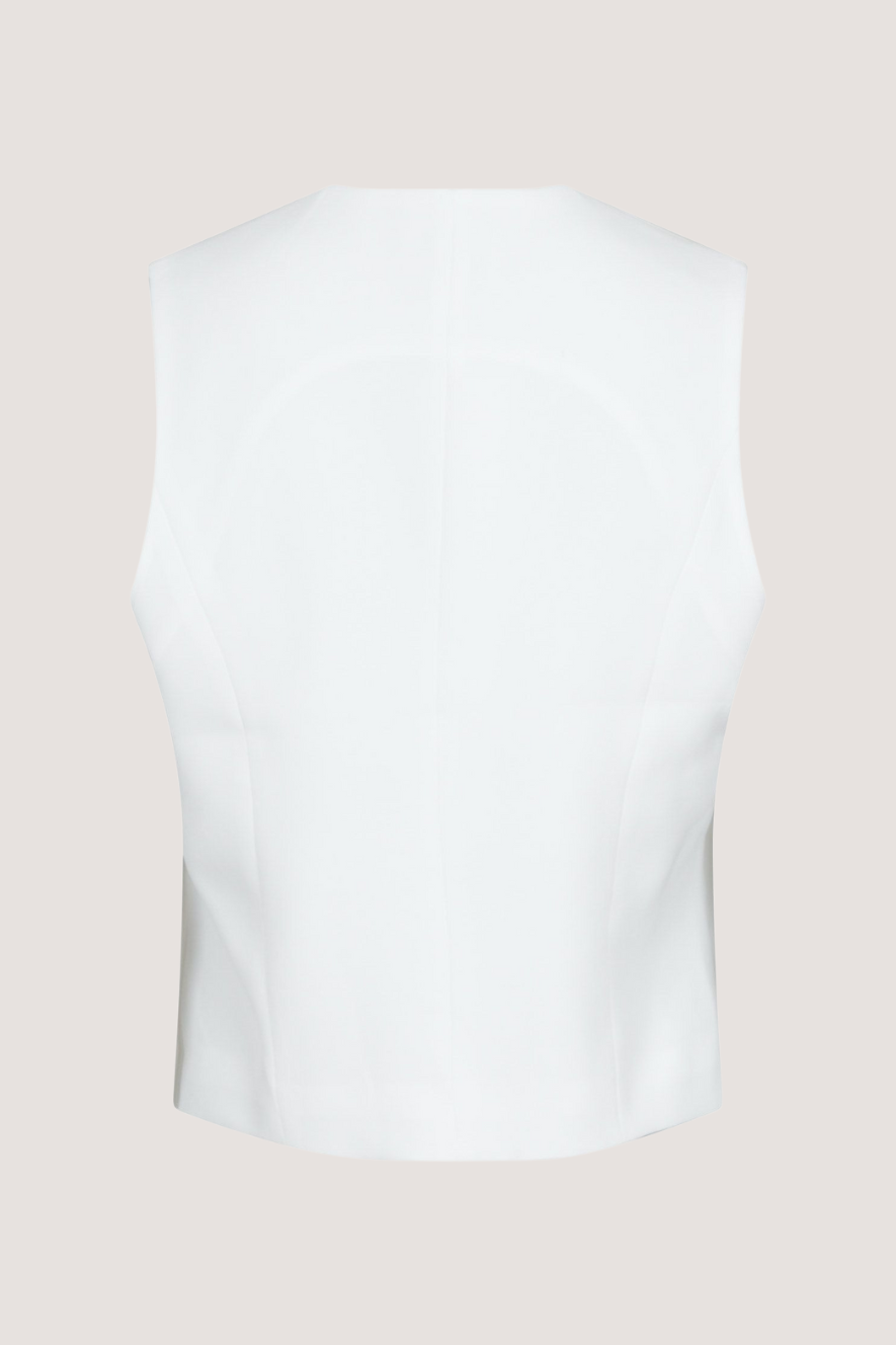 NEO NOIR - VENDETTA MELANGE VEST - WHITE