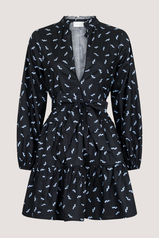 NEO NOIR - DEBBIE LITTLE FLOWER DRESS - BLACK