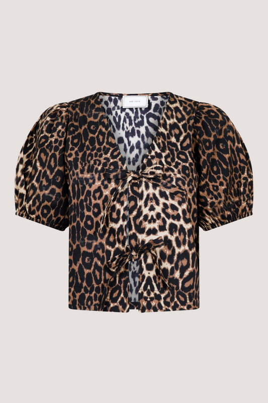 NEO NOIR - BIANCA LEO BLOUSE - LEOPARD
