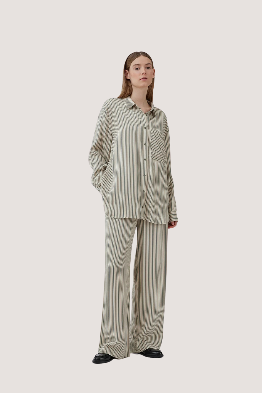 MODSTRÖM - HISSA PRINT PANTS - SOFT STRIPE