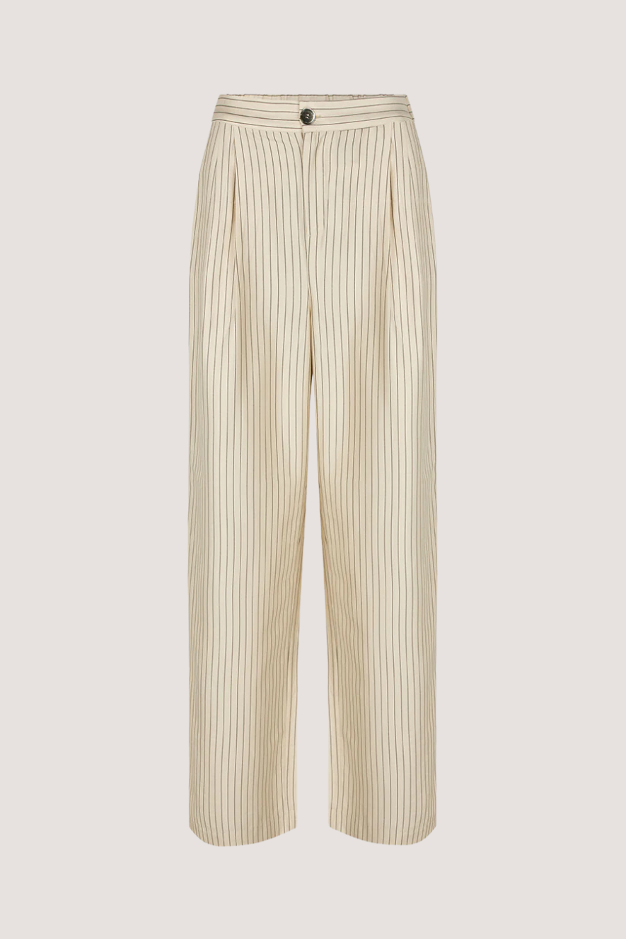 MODSTRÖM - ISABELMD PANTS - SUMMER SAND PINSTRIPE