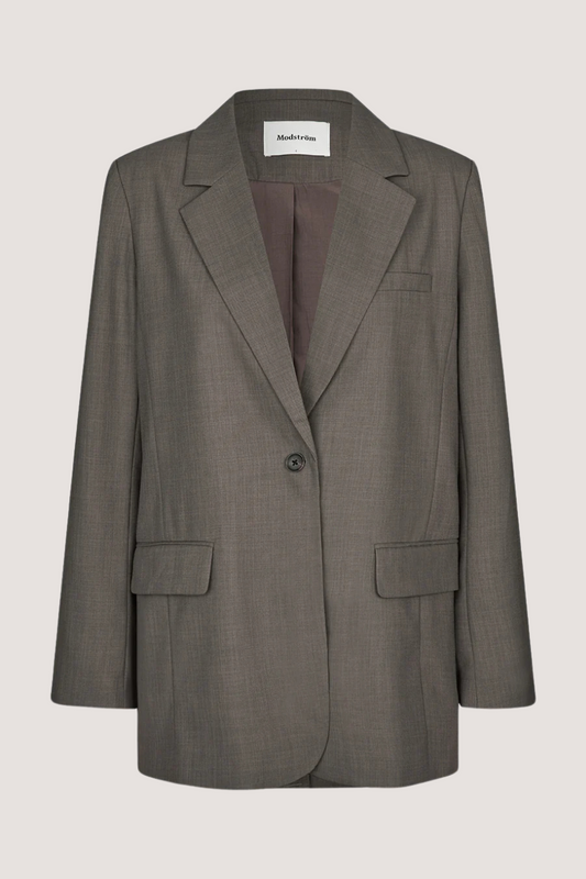 MODSTRÖM - GALEMD 2 BLAZER - WARM GRAY