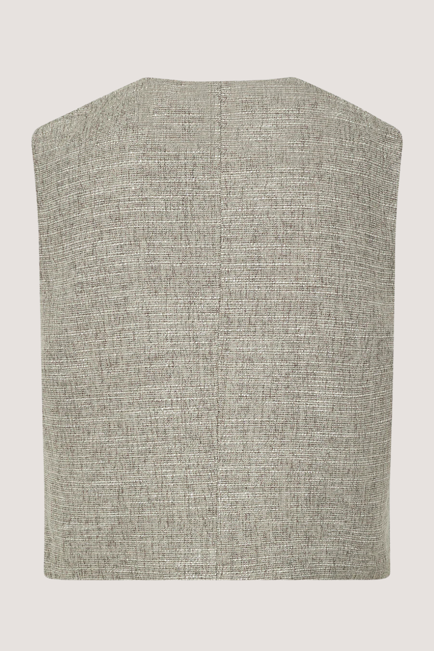 MODSTRÖM - KIERAMD VEST - GREY MELANGE