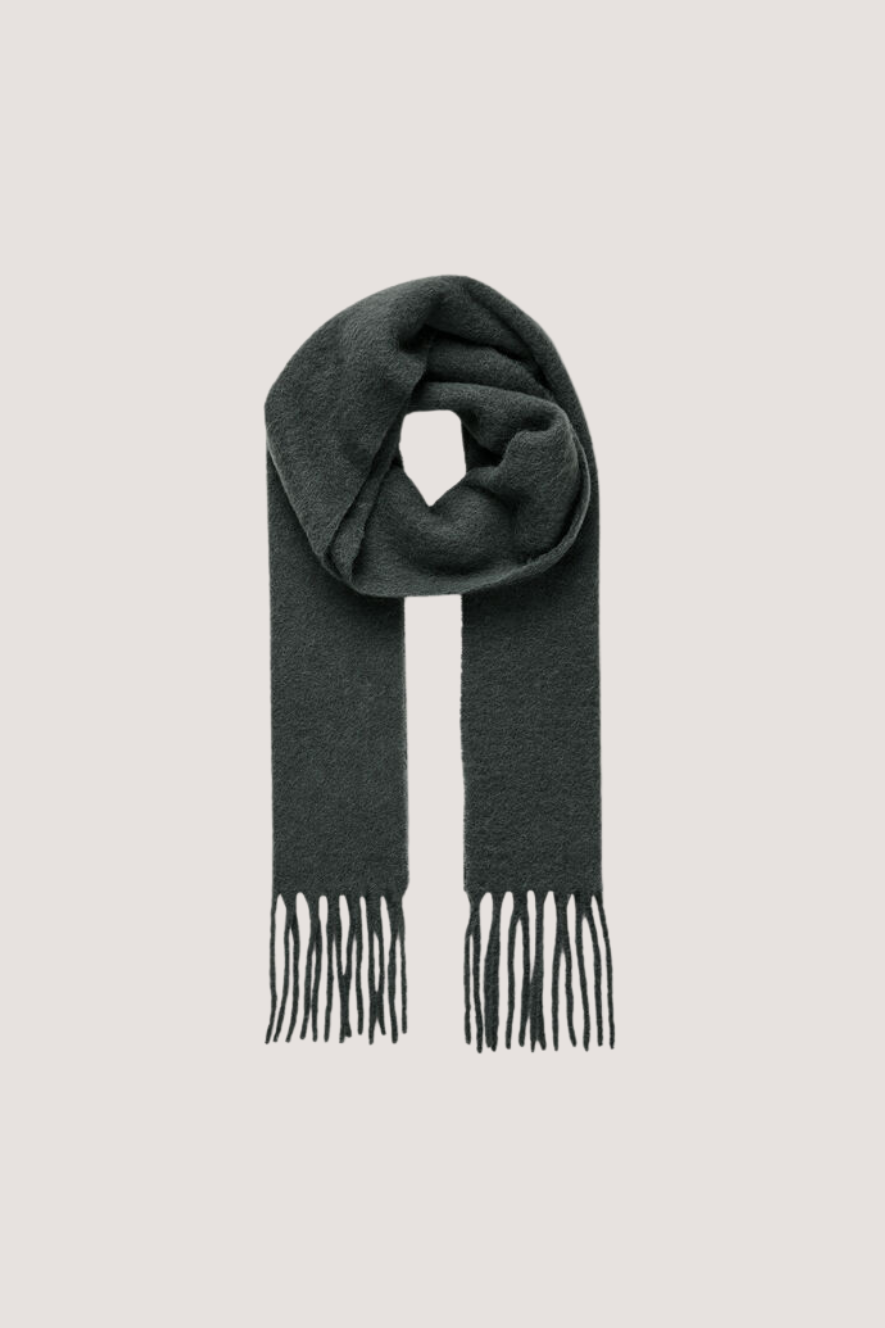 SAMSØE SAMSØE - TINA SCARF - VOLCANIC ASH