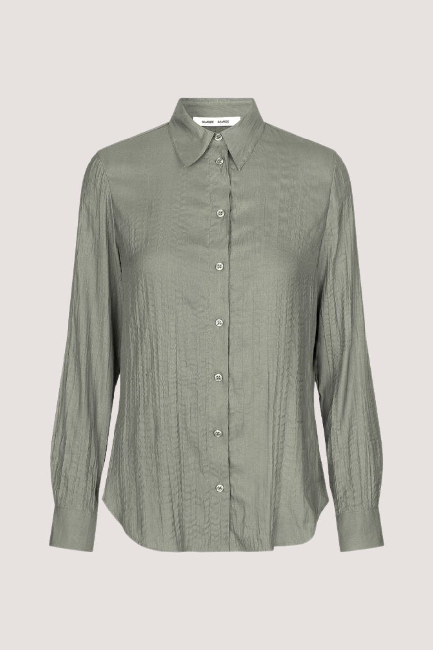 SAMSØE SAMSØE - SAISABEL SHIRT - DUSTY OLIVE