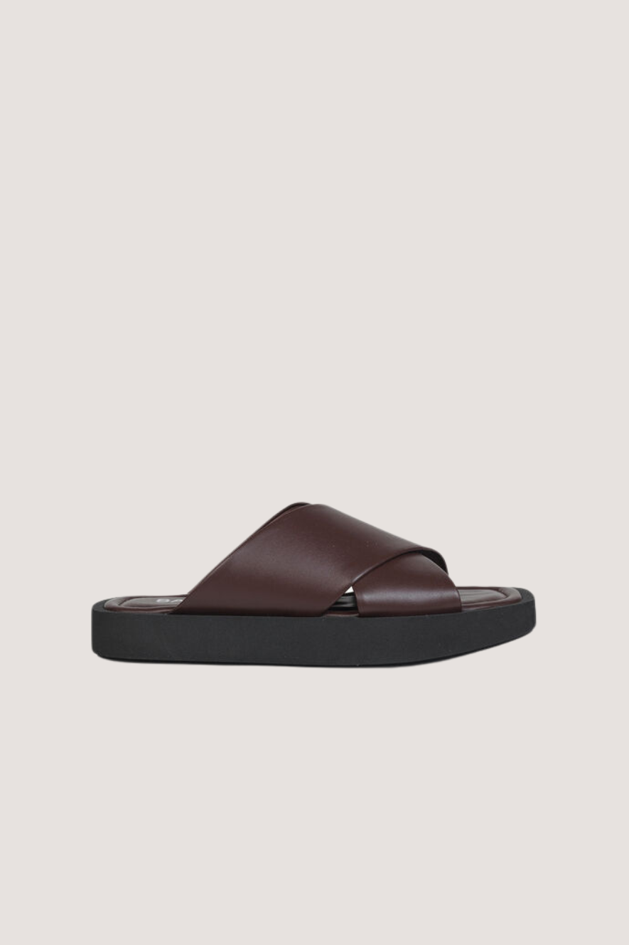 SAMSØE SAMSØE - SAFIONA SANDALS - BROWN STONE
